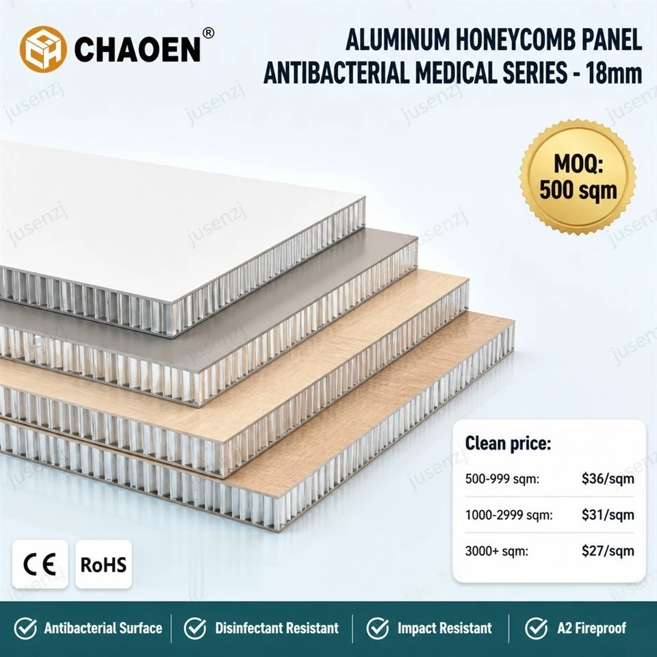 High Quality Antibacterial Aluminum Honeycomb Panel For Medical & Lab suppliers High Quality Antibacterial Aluminum Honeycomb Panel For Medical & Lab suppliers