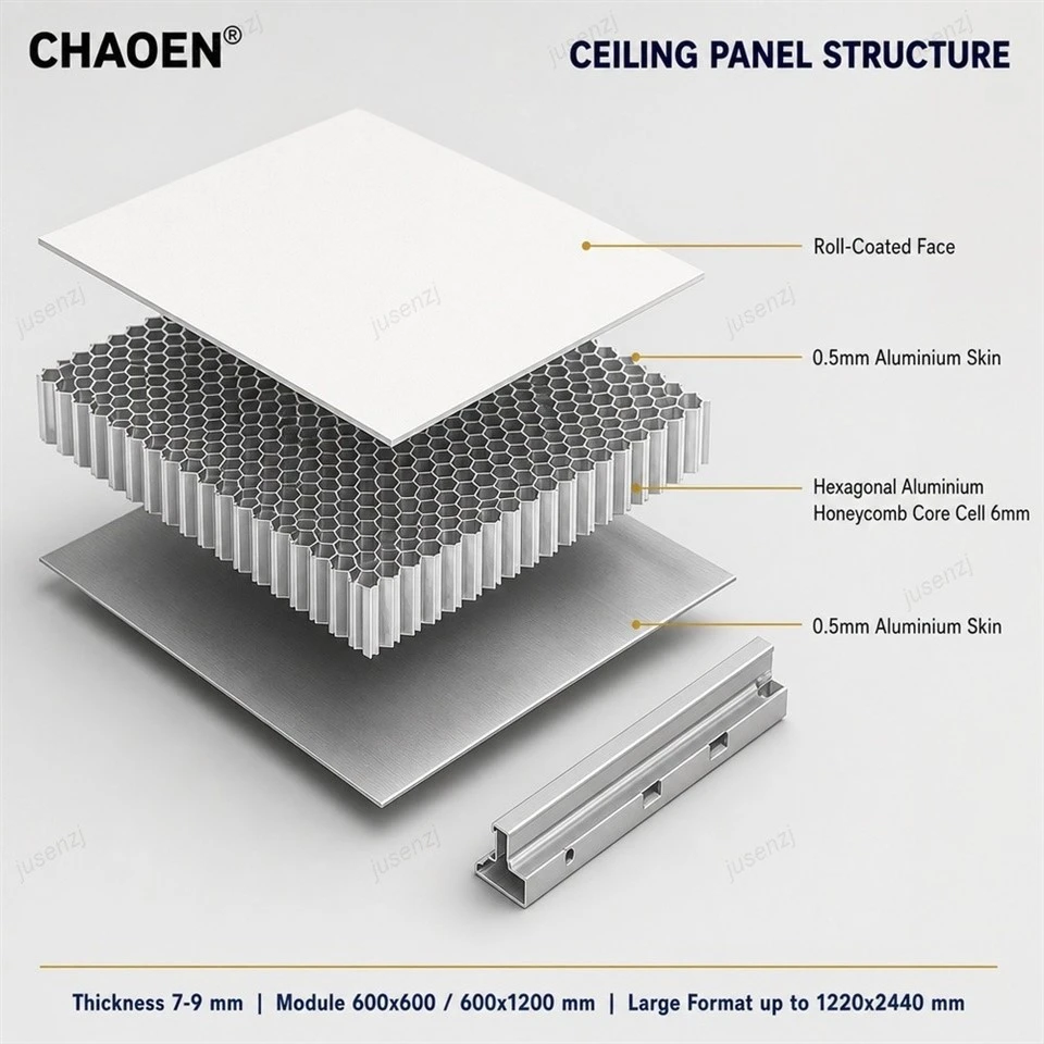 Stain Resistant Aluminium Honeycomb Panel Ceiling-CHAOEN factory Stain Resistant Aluminium Honeycomb Panel Ceiling-CHAOEN factory